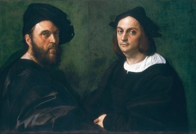 Double Portrait by Raffaello Sanzio Raphael